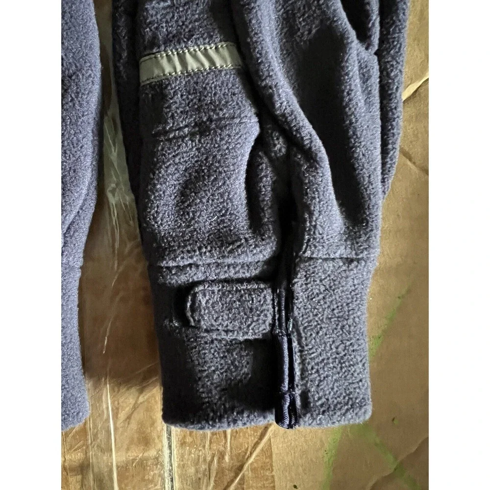 runLites‎ Mittens Navy Blue Running Fleece Gloves size Large with battery